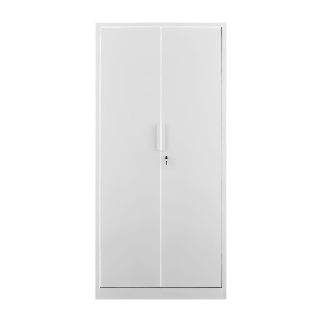 2 Door File Cabinet With Lock, 4 Adjustable Shelves, Heavy-Duty