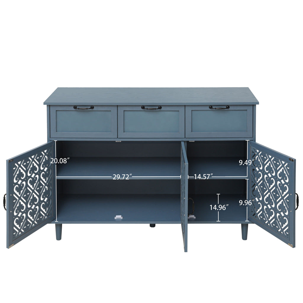 3 Door 3 Drawer Elegant Cabinet