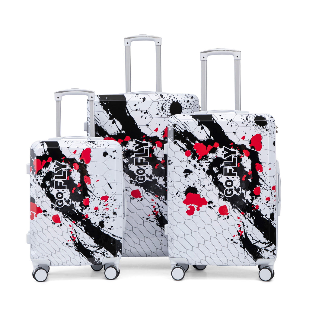 3 Piece With Combination Lock And Silent Wheels