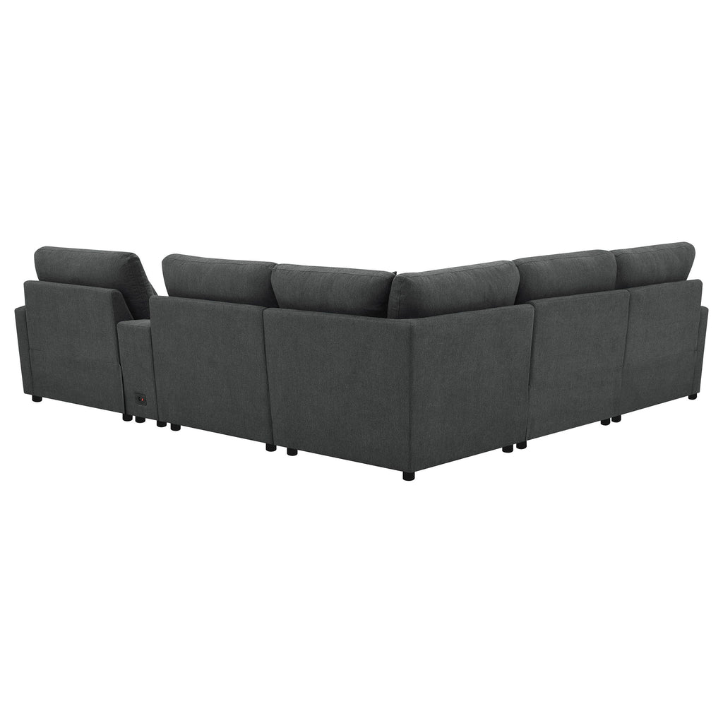 Hollander - 6 Piece Modular Power Reclining Sectional Sofa