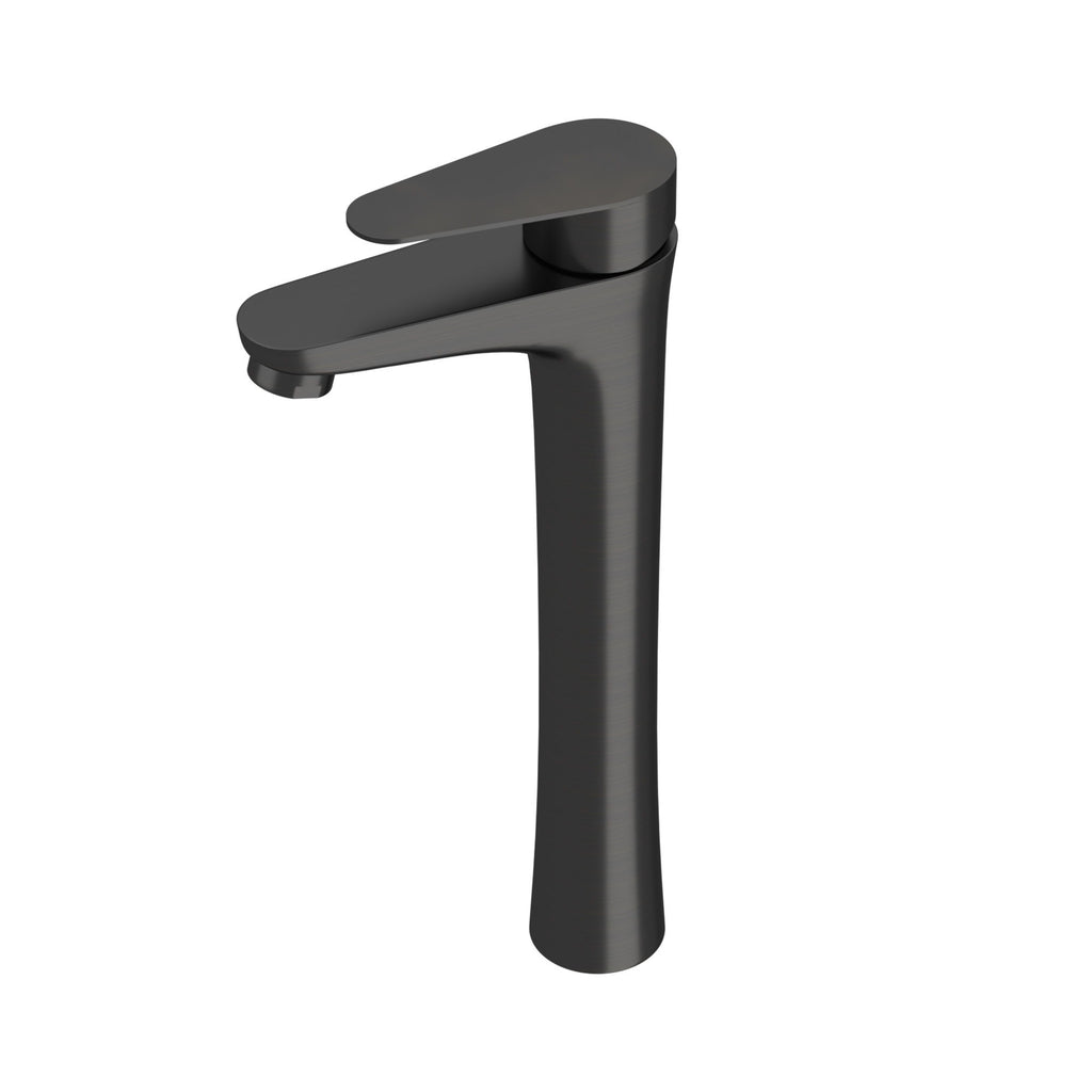 Single Handle Vessel Sink Faucet With Tall Spout For Bathroom Vanity - Oil-Rubbed Bronze