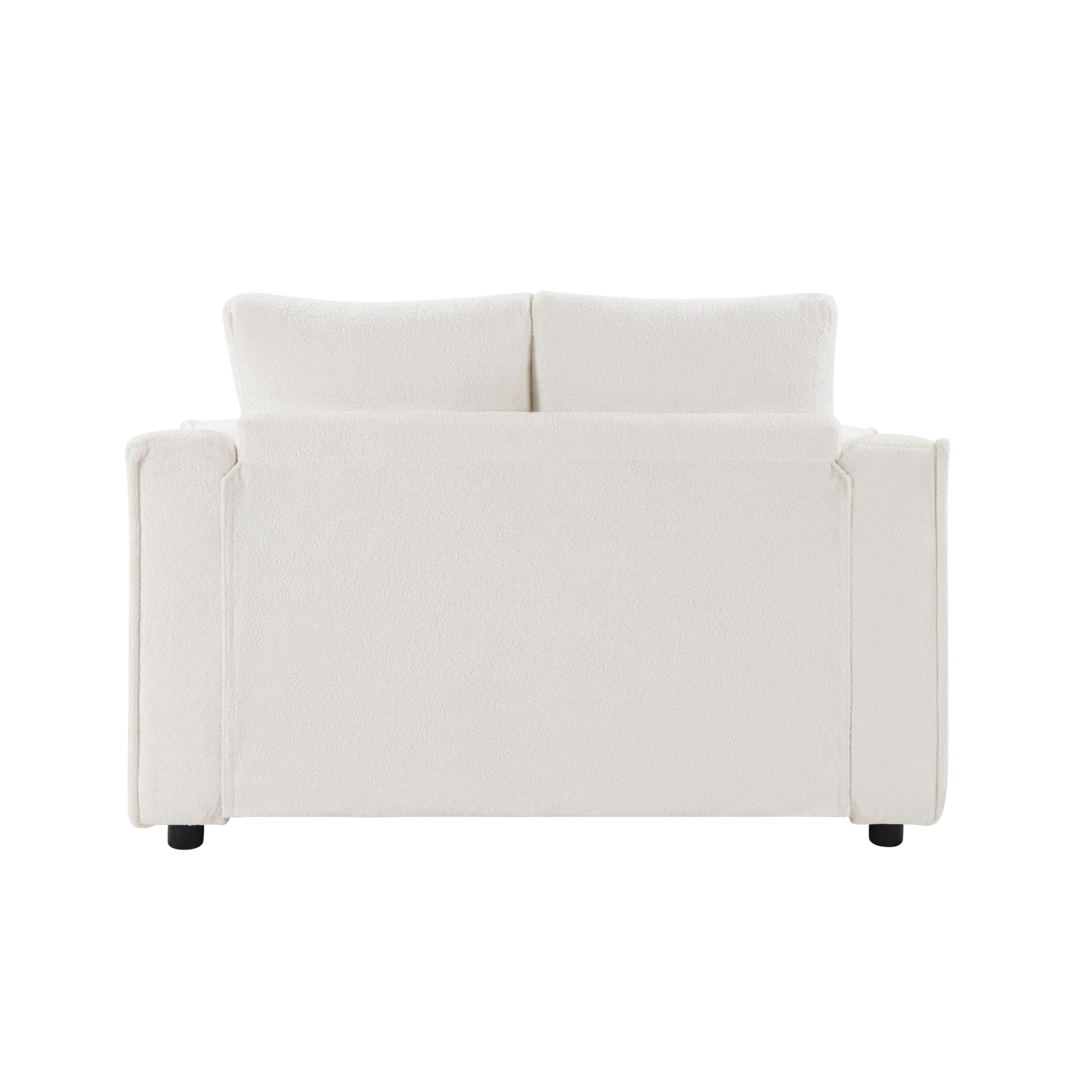 Modern Chaise Sofa With Hidden Storage For Living Room