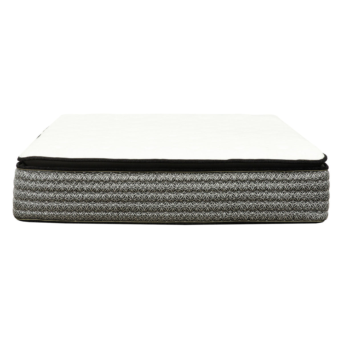 14" Premium Hybrid Mattress In A Box Plush Gel Memory Foam Top With Cooling Technology - Gray / White - Queen