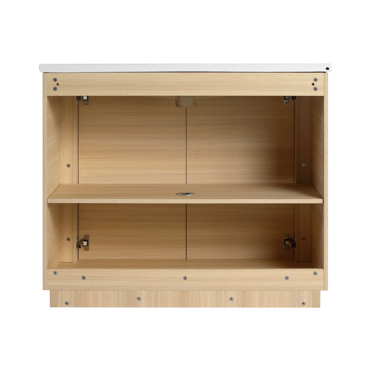 Freestanding Bathroom Vanity With Sink & 2 Soft Close Doors