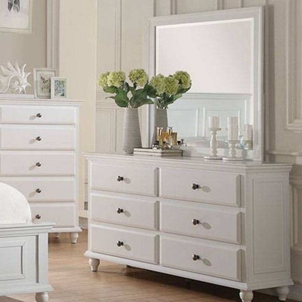 1 Piece Dresser Bedroom Furniture - White