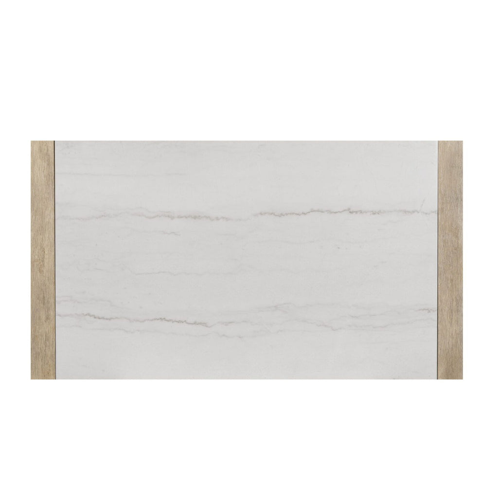 Vanilla - Real Marble Dining Table - Beige / Light Natural