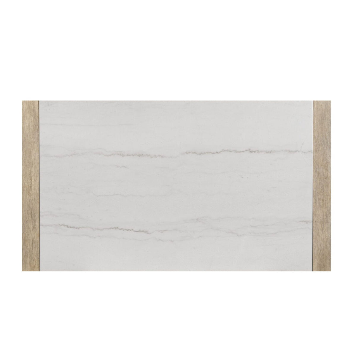Vanilla - Real Marble Dining Table And Chair Set With Upholstery - Beige / Natural