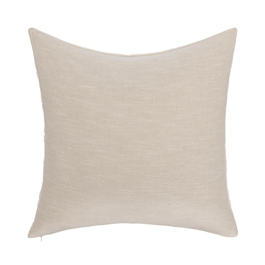 York - 26" x 26" Pillow - Natural / Ivory
