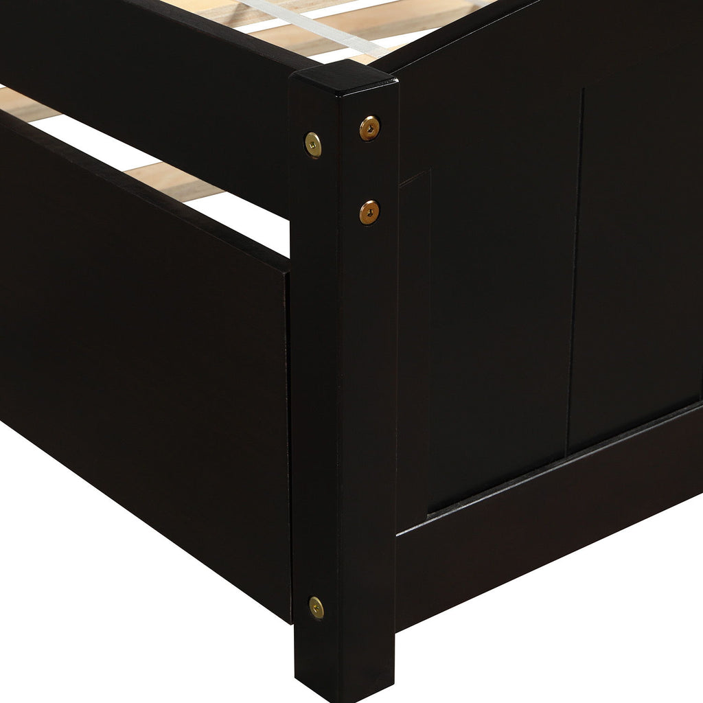 Platform Bed & Headboard, Footboard And Slat Support