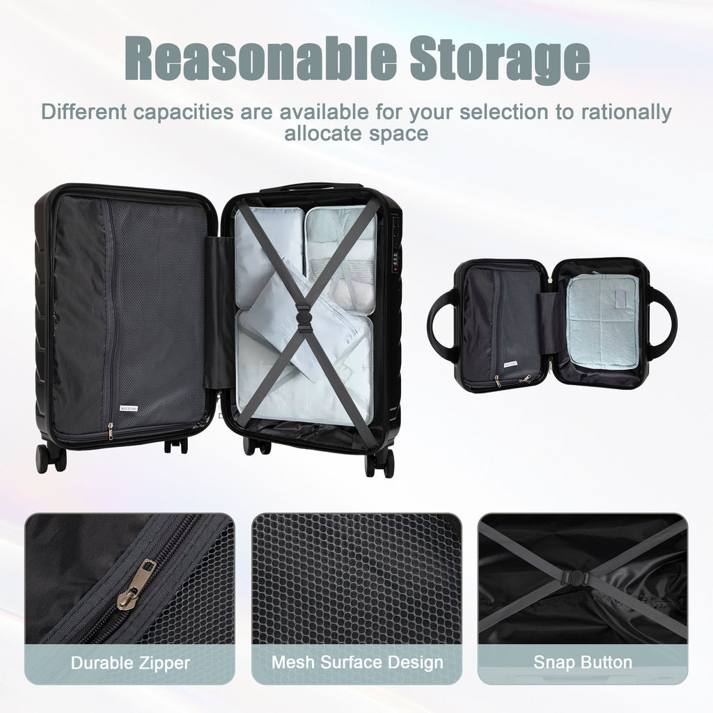 Spinner Luggage Set & Combination Lock