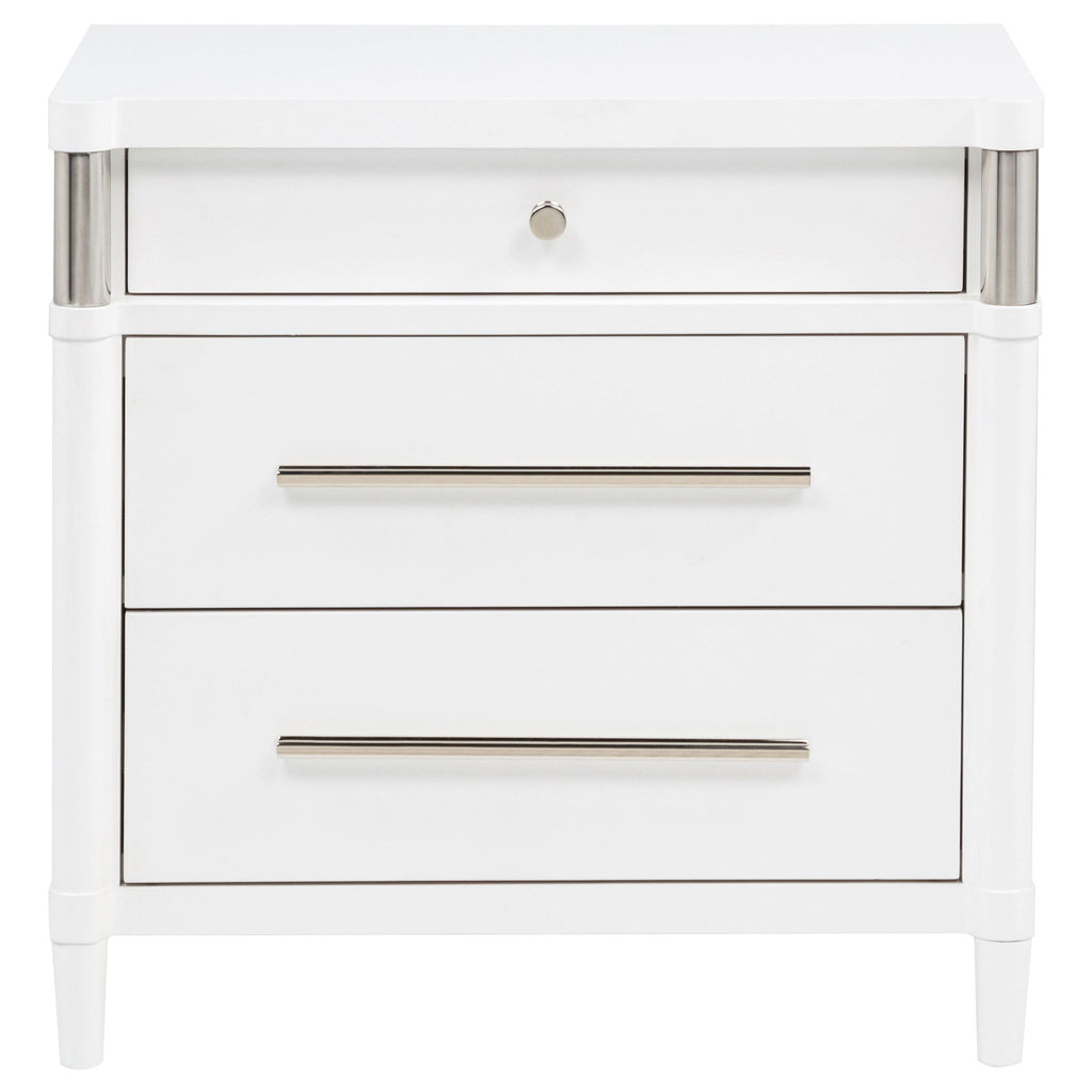 Robinson - 3 Drawer Nightstand - White