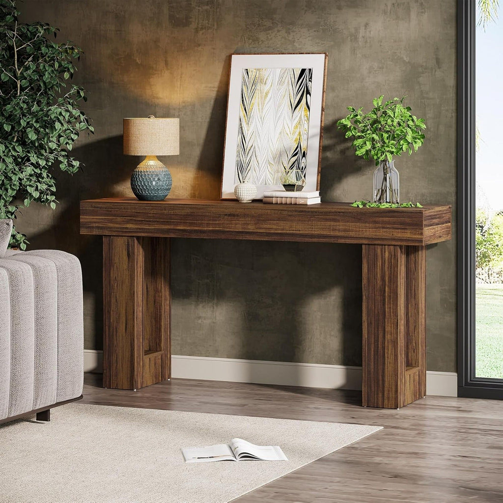 Console Table, Extra Long Narrow Sofa Table For Living Hallway
