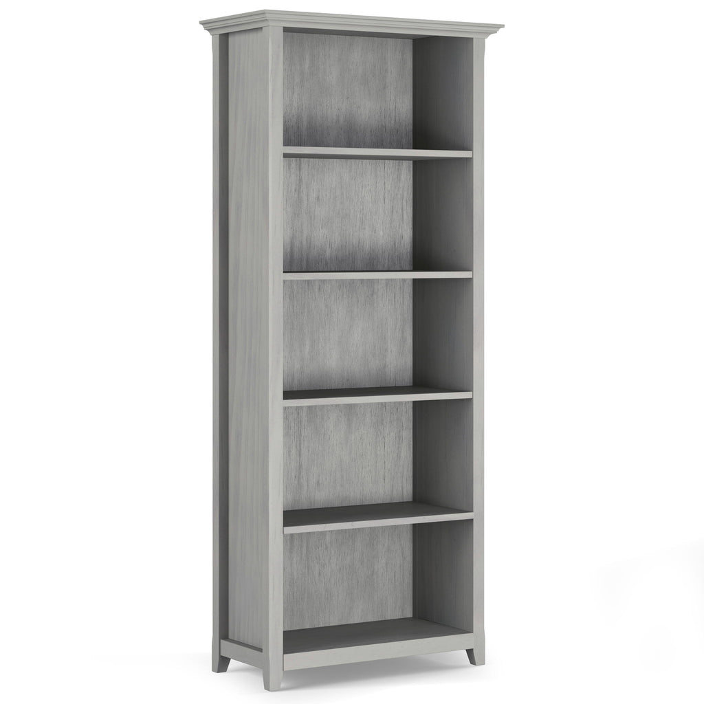 Amherst - 5 Shelf Bookcase - Gray