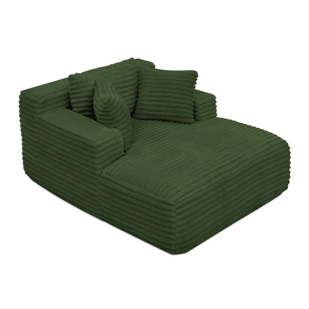 Chaise Lounge Sofa Bed With Deep Seat For Living Room