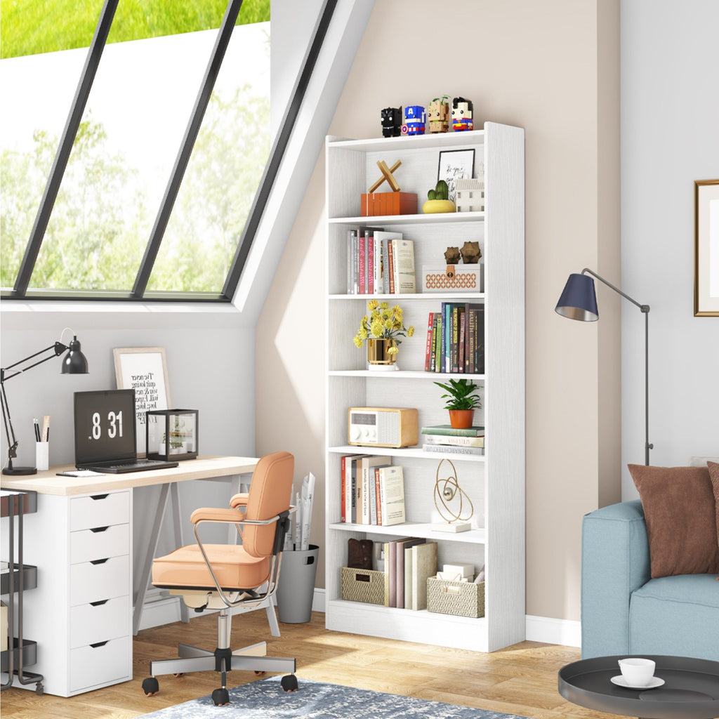Library Bookshelf With Storage For Living Room