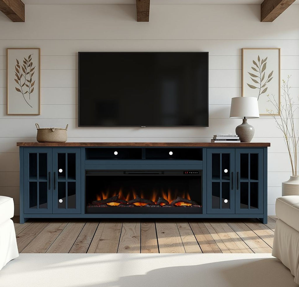 Nantucket - Fireplace TV Stand Console