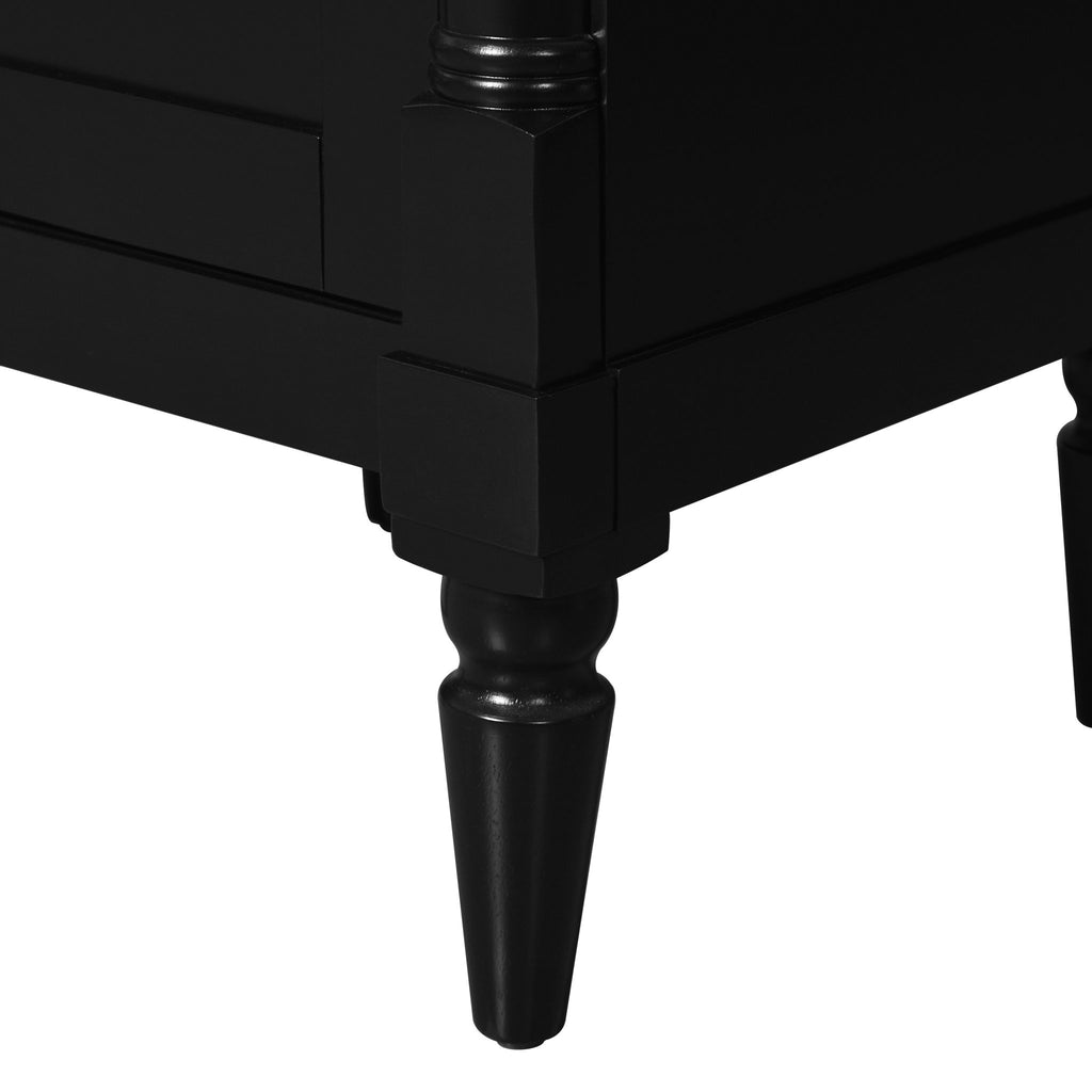 Bathroom Vanity With Sink, Storage Cabinet With Door, Drop In Sink, Compact Freestanding Design