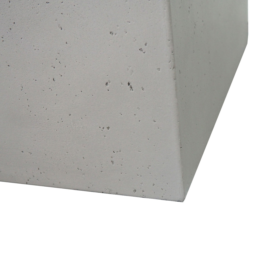 Outdoor Patio Square Gas Burning Concrete Fire Pit 40, 000 Btu