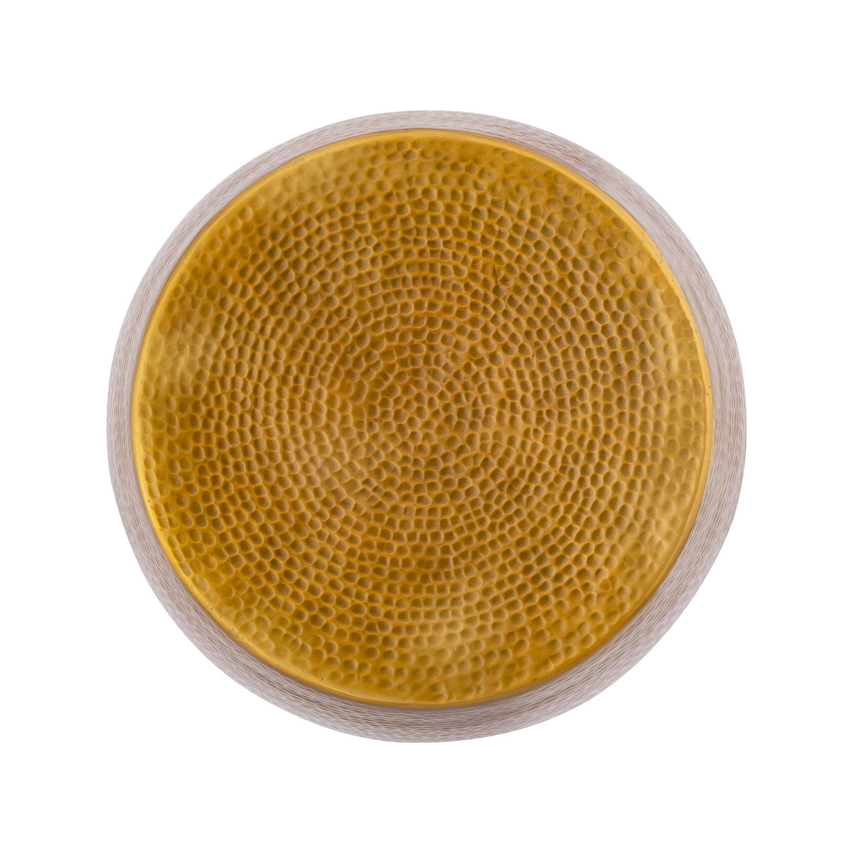 Et-201 - Oval End Table - Gold