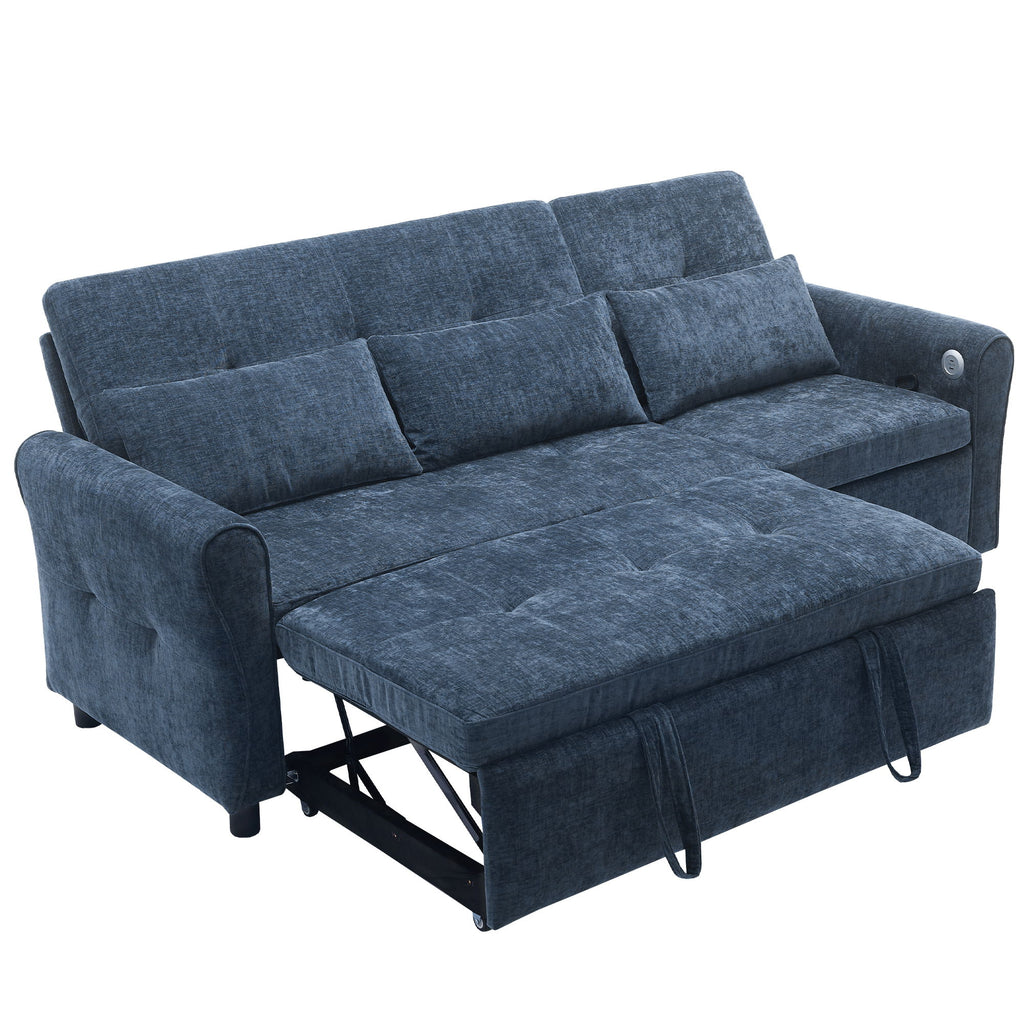 3 Seater Sofa Bed And Reversible Recliner
