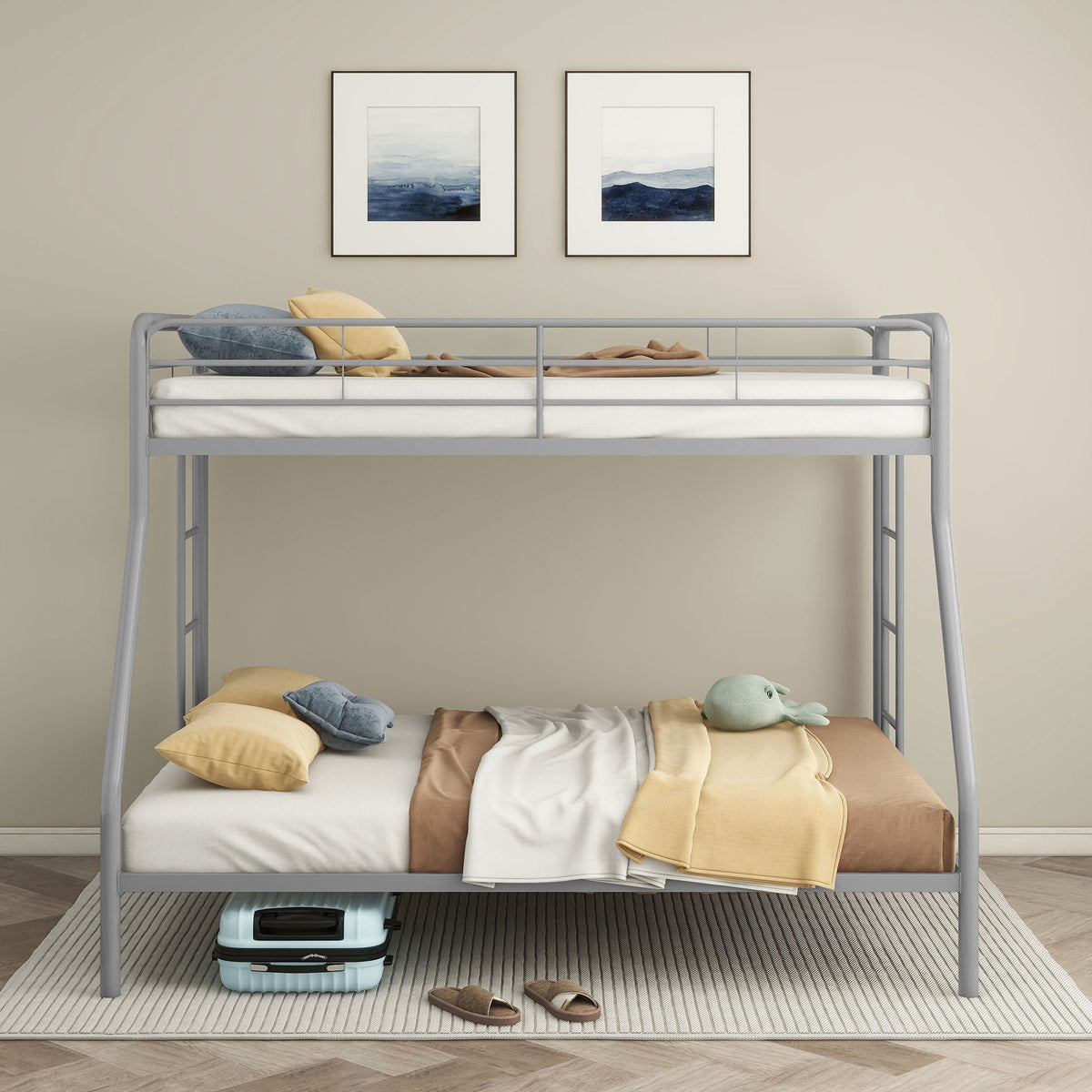 Long Beach - Bunk Bed With Built-In Guardrails