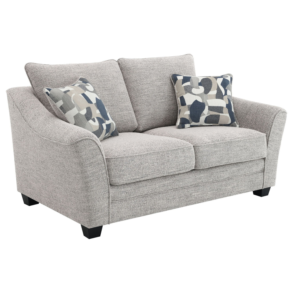 Lido - 2 Piece Sofa Set - Light Gray
