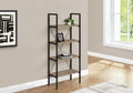 Bookshelf, Bookcase, 4 Tier, Office, Bedroom, Contemporary, Modern - Taupe