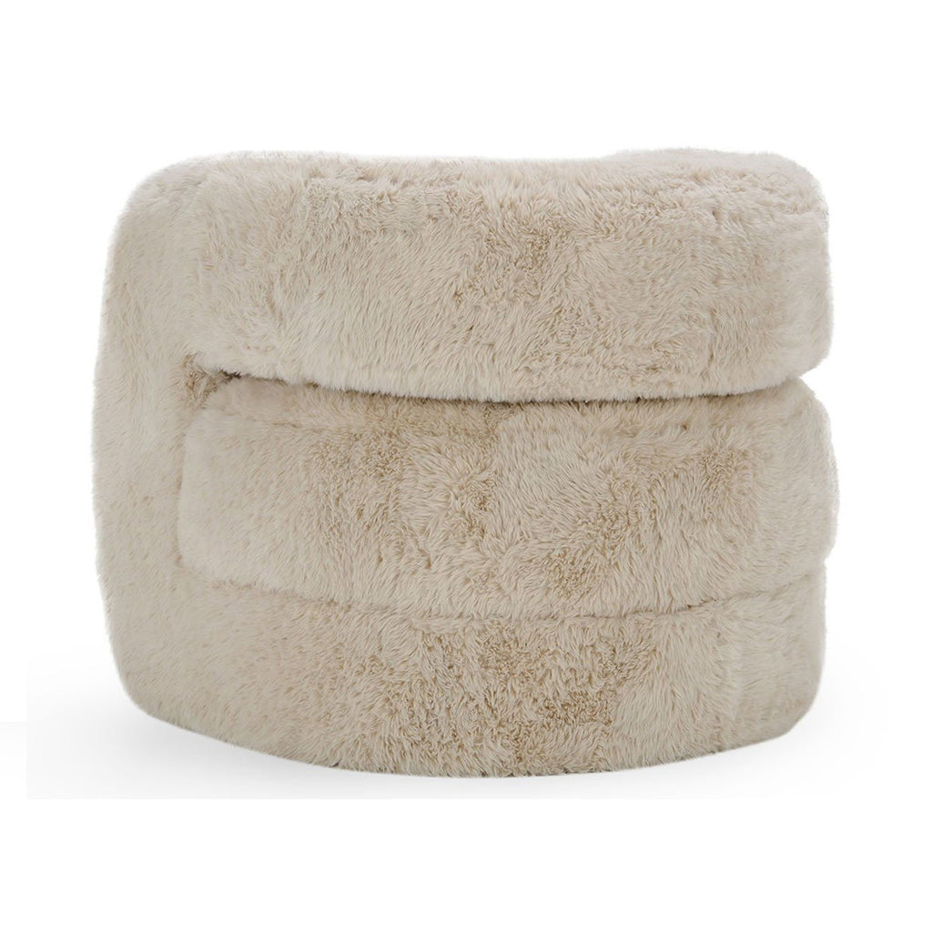 Teddy - Plush Accent Chair - Beige
