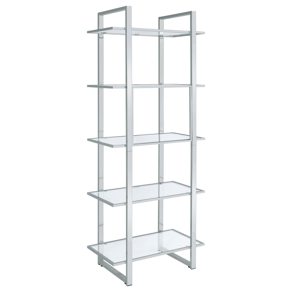 Colfax - 5 Shelf Bookshelf - Clear