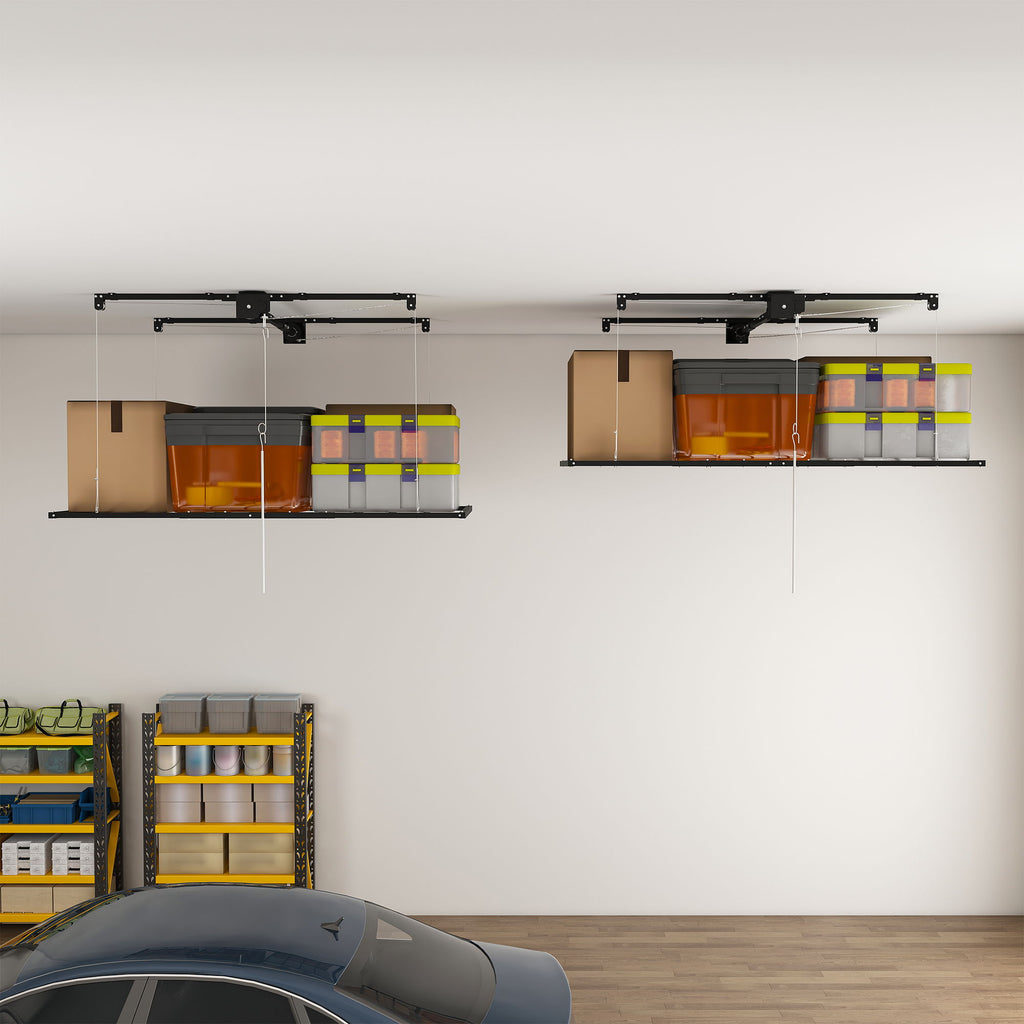 Overhead Garage Storage Rack For Ceilings