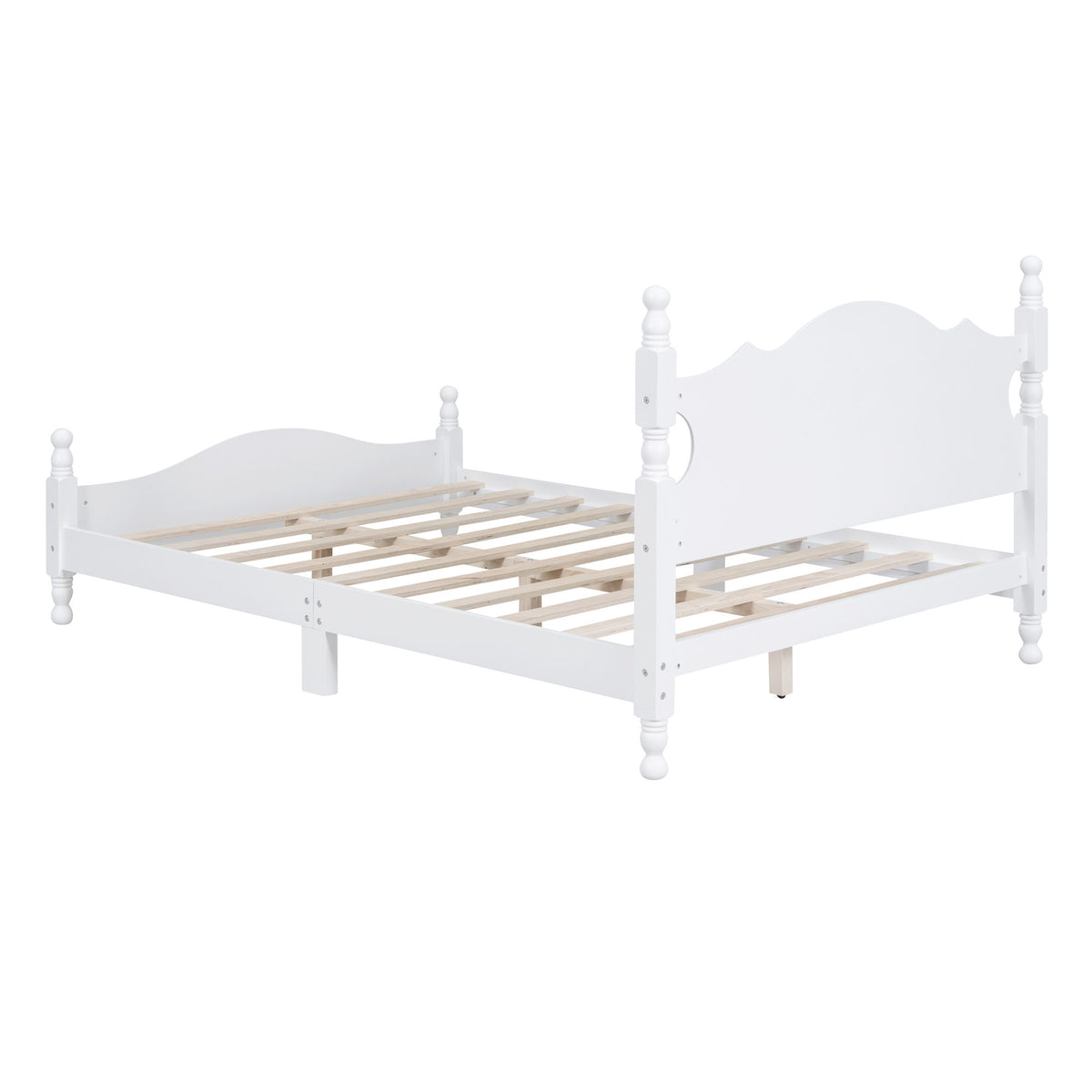 Platform Bed Frame With Slat Support