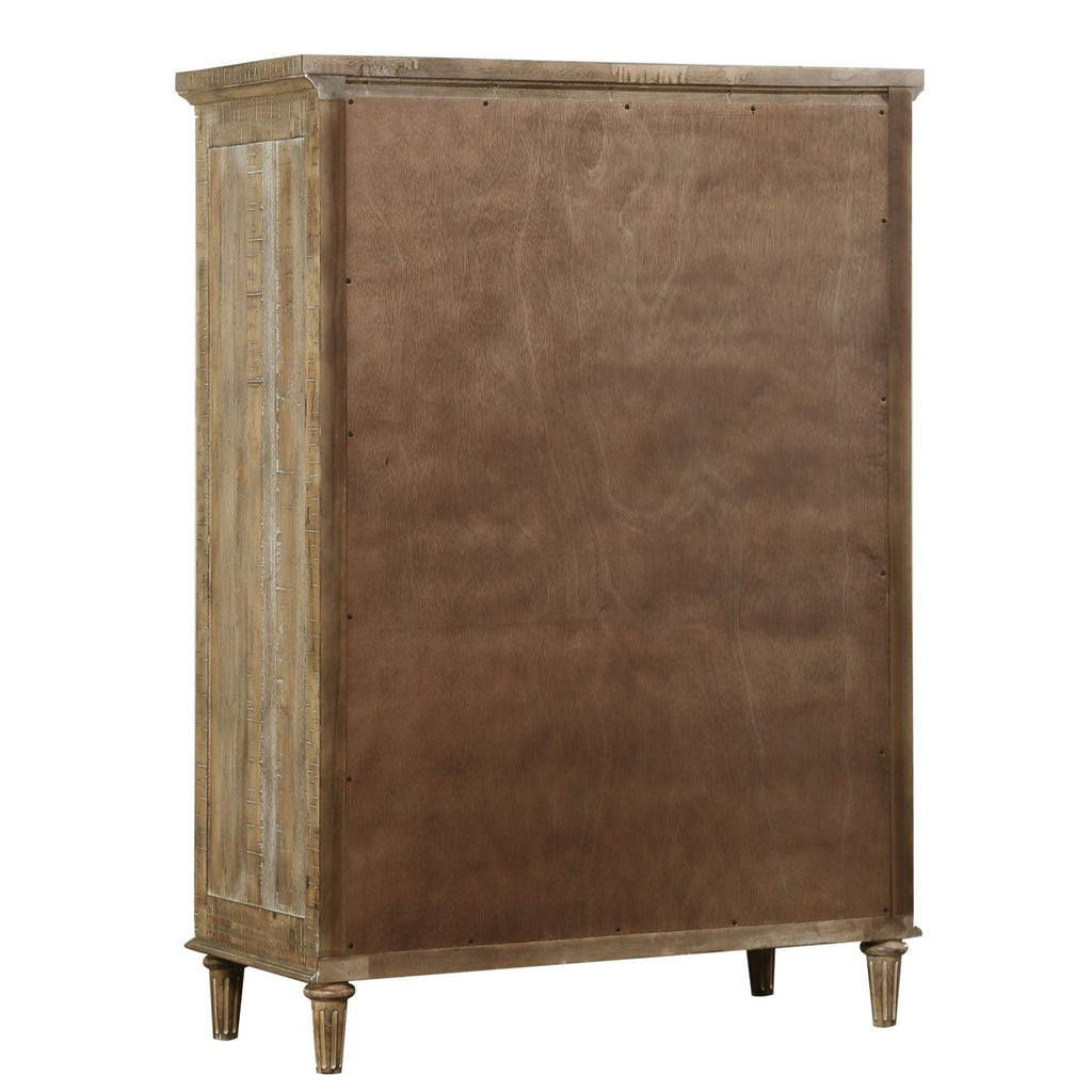 5 Drawer Chest With Construction - Taupe