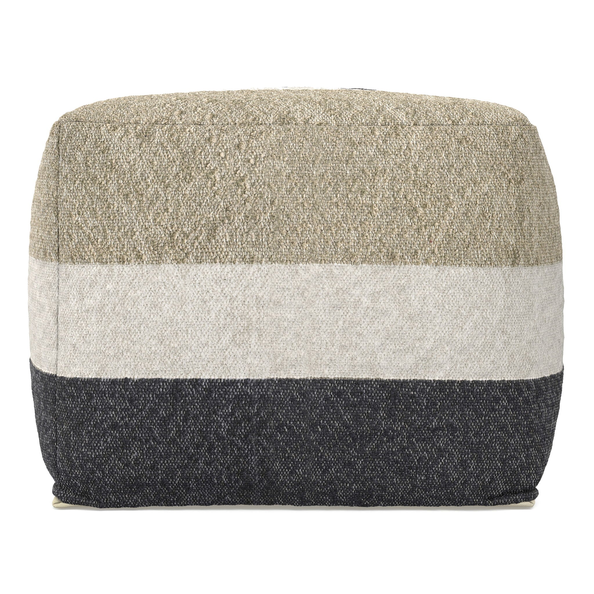 Clay - Square Pouf, Upholstered