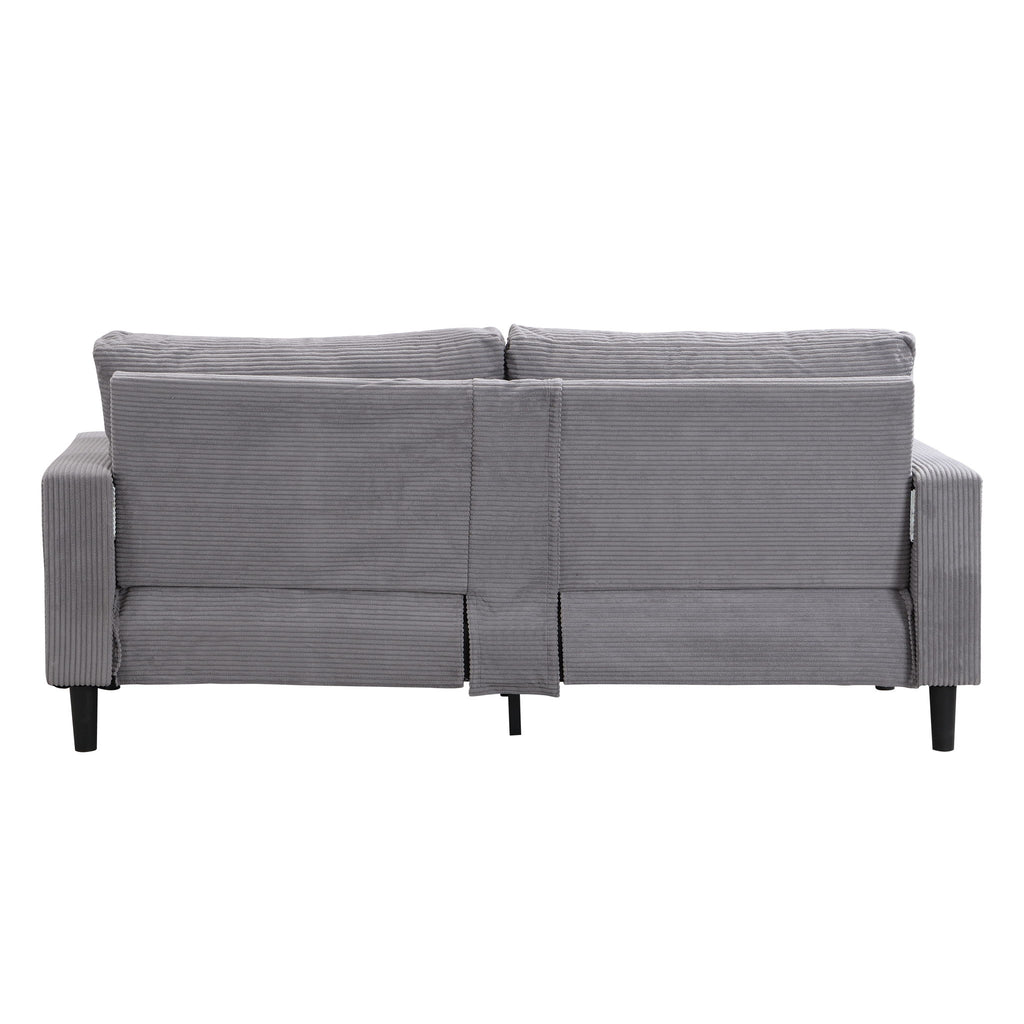 Modern Upholstered 3 Seat Sofa, High Resilience