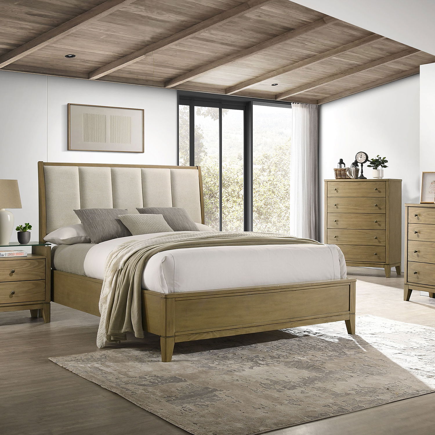 Menlo - 8 Drawer Dresser Cabinet - Natural
