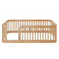 Wood Floor Bed Frame With Fence