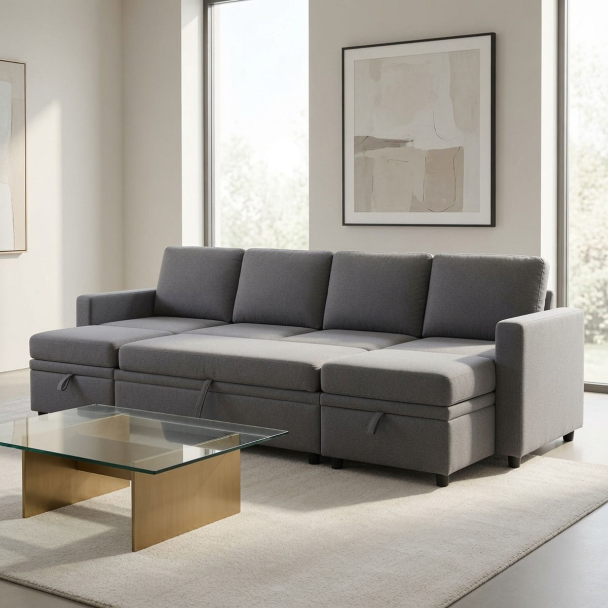 Square Ottoman For Living Room