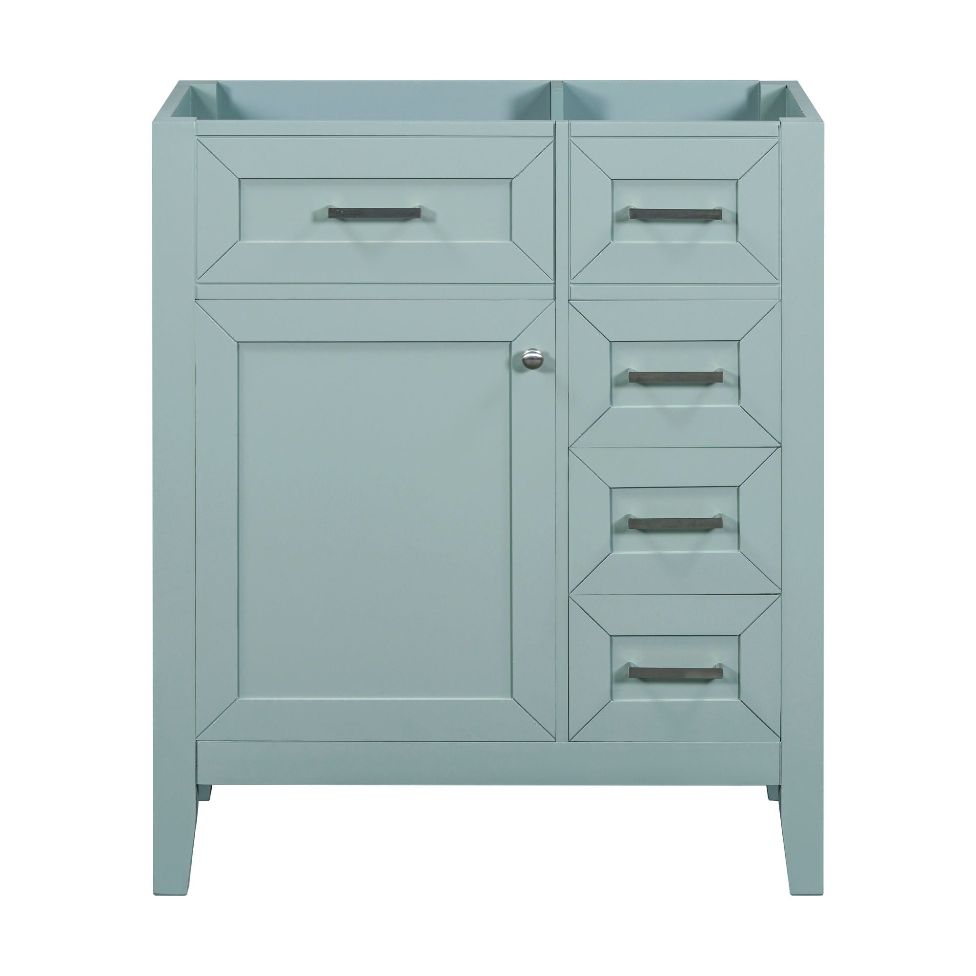 Modern Bathroom Vanity Base Only With Drawers, Freestanding Design