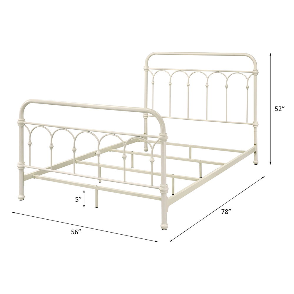 Citron - Full Bed - White