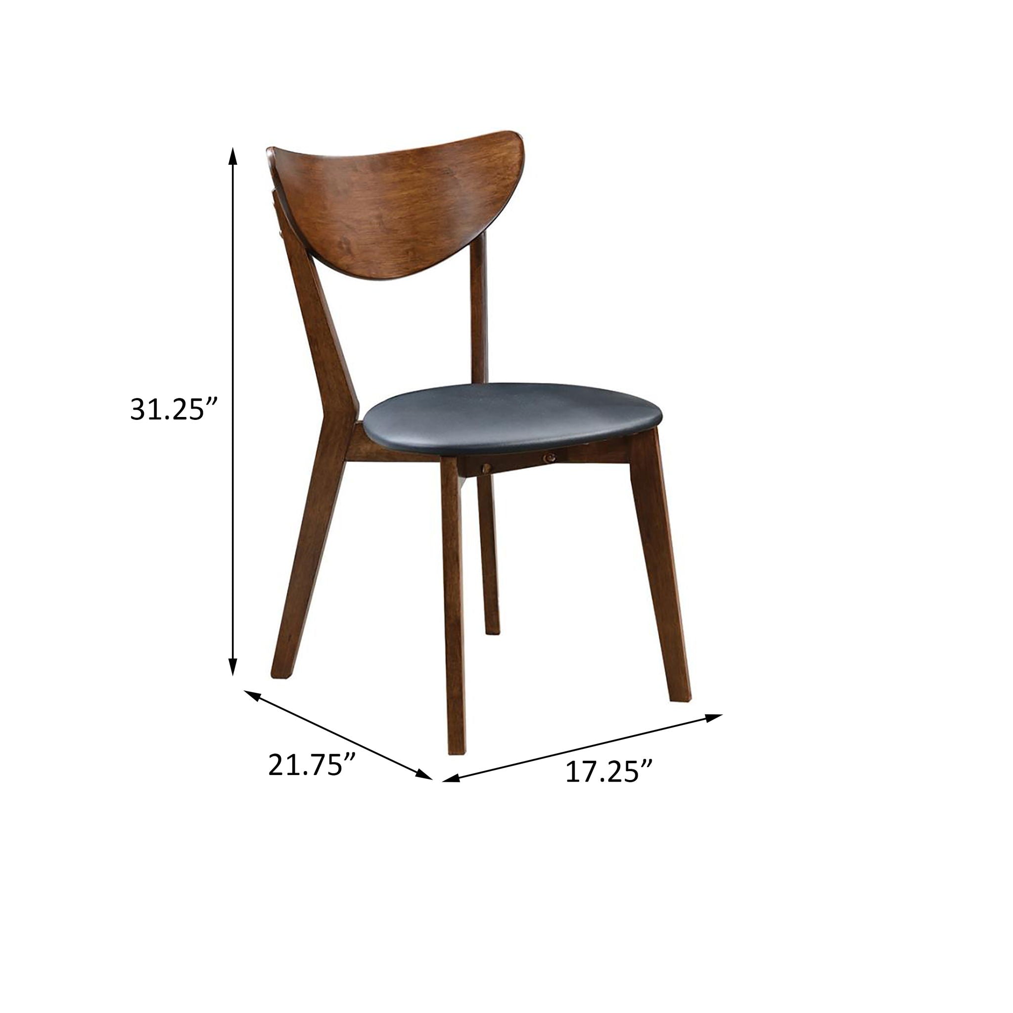 Marvin - Open Back Side Chairs (Set of 2) - Black