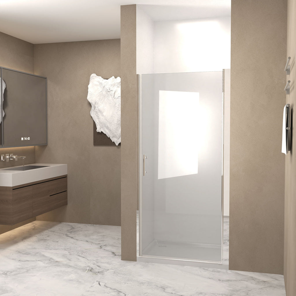 Shower Door With Glass And Explosion Proof Safety Film