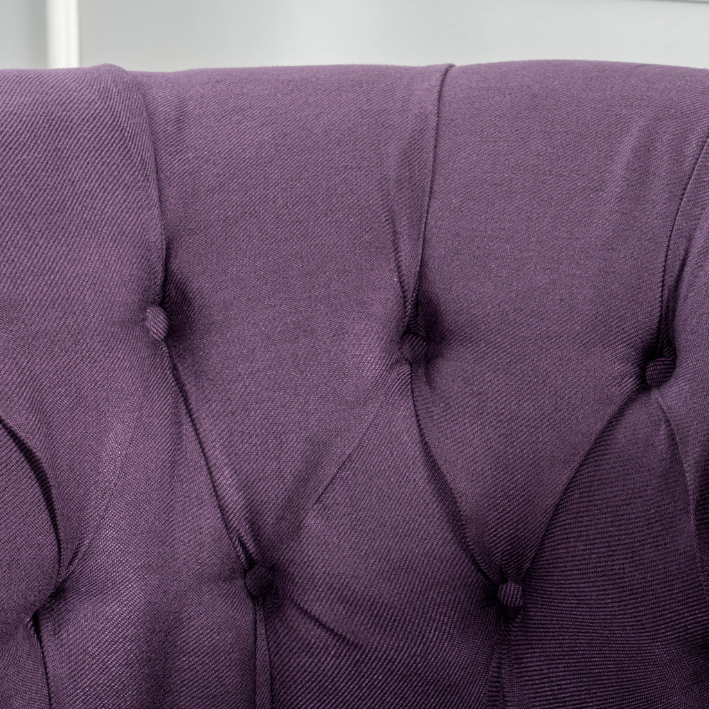 Celestialis - Upholstered Club Chair With Tub Design And Rolled Recessed Armrests