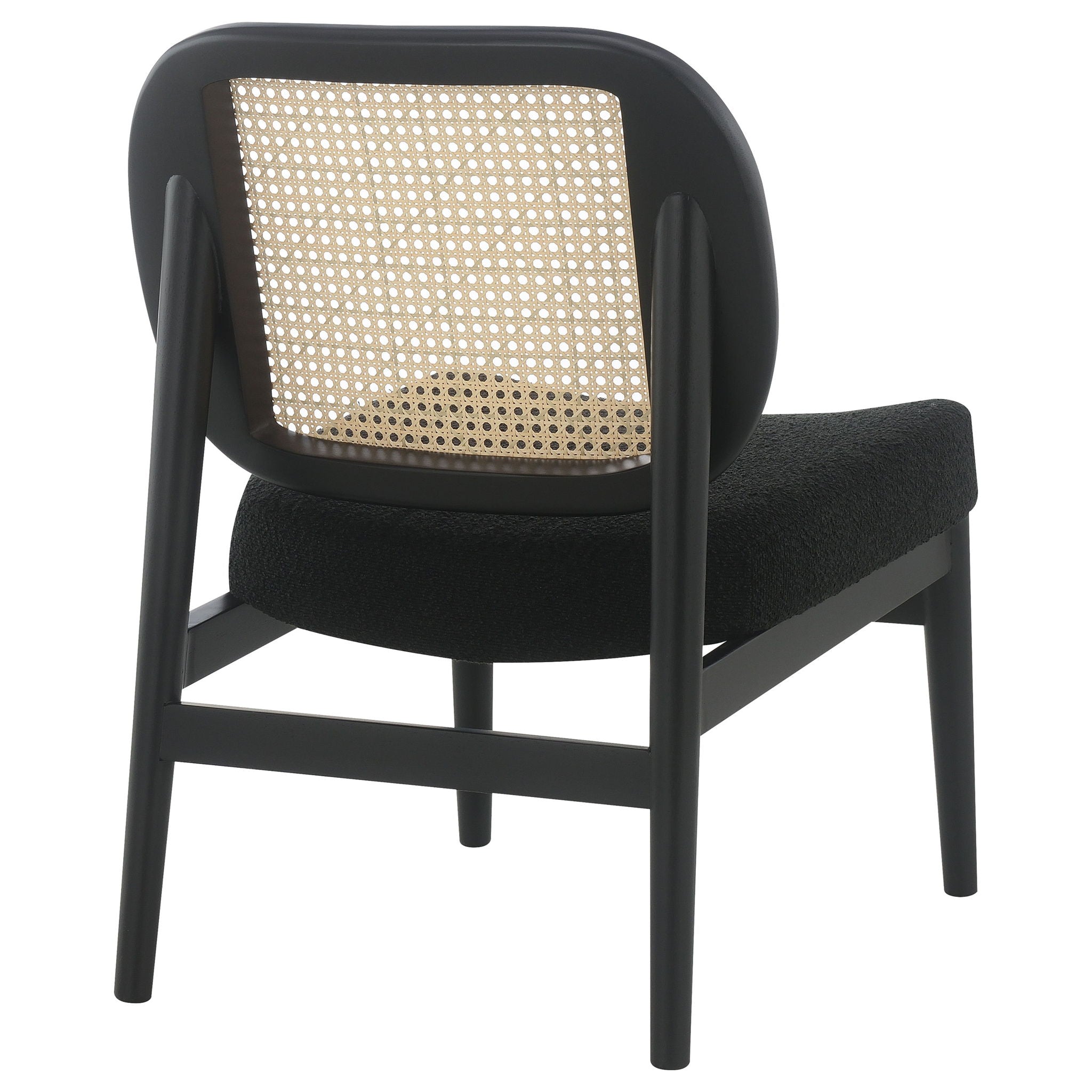 Quinne - Accent Chair With Padded Seat - Black