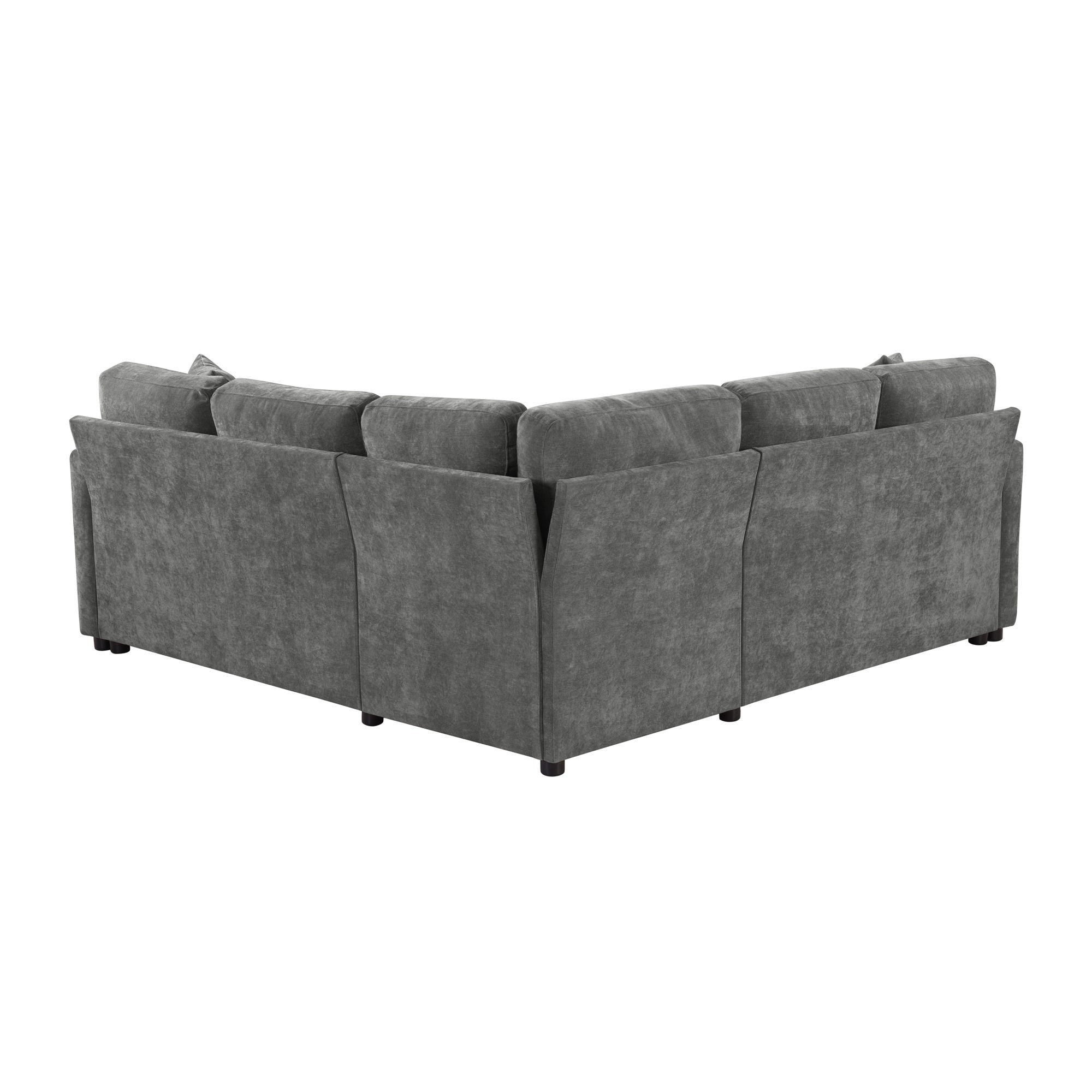 Modern L Shaped Sectional Sofa Bed With Hidden Storage Upholstery
