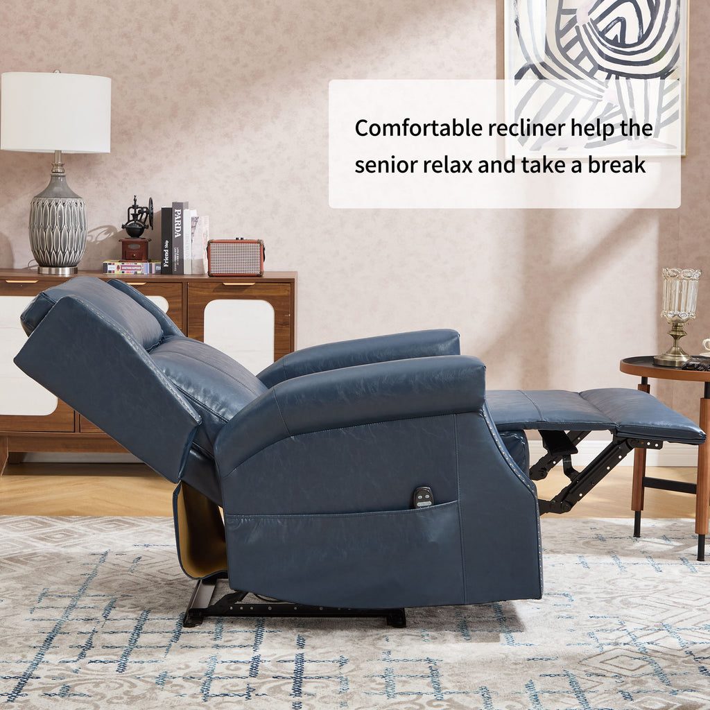 Manual Recliner Chair With Heavy Duty Motion Mechanism, 8 Vibrating Nodes And 3 Massage Modes For Living Room