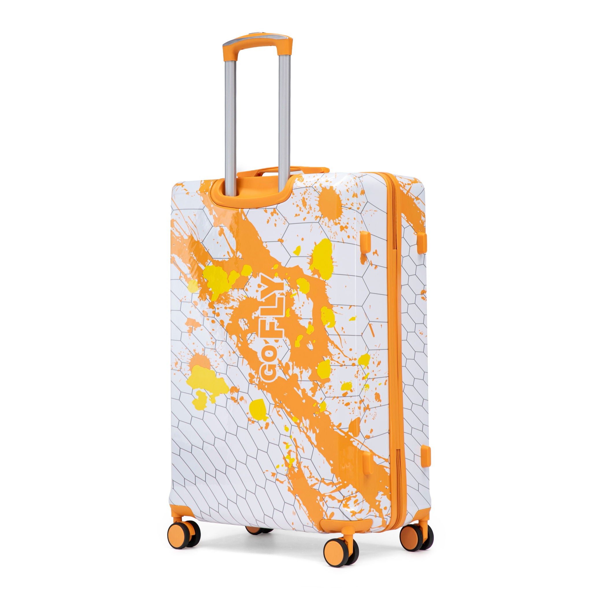 Luggage With Printed Pattern, Combination Lock