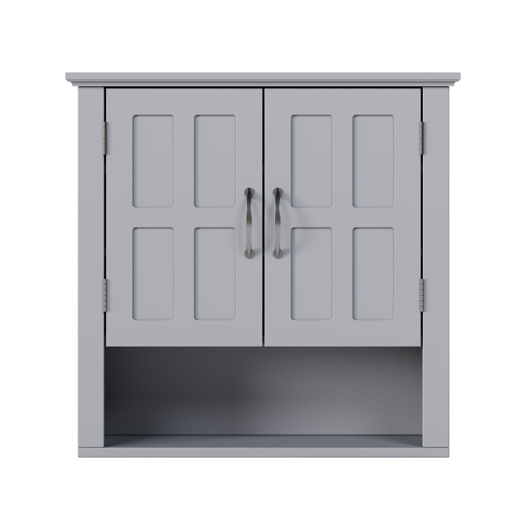 Multi Functional Wall Mounted Cabinet With Adjustable Shelves For Bathroom