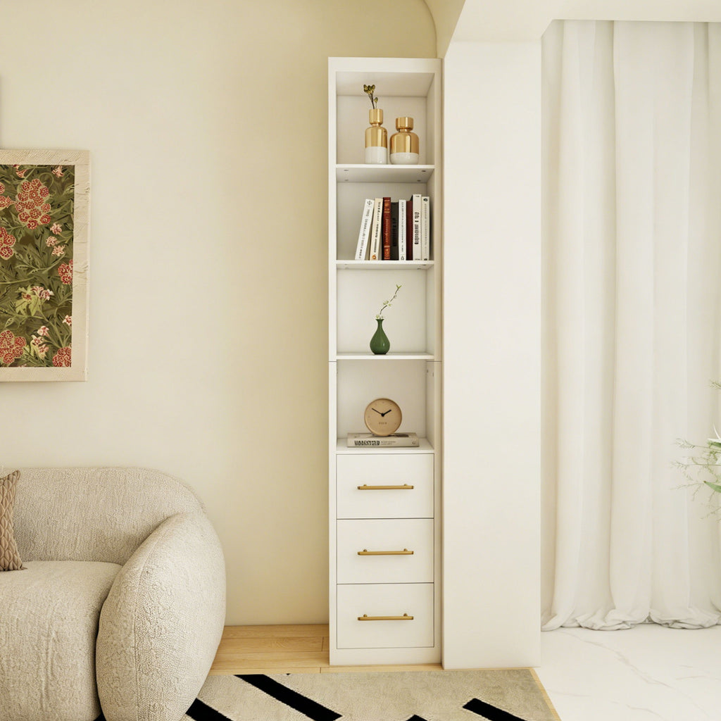Tall Storage Cabinet With Drawers And Shelves