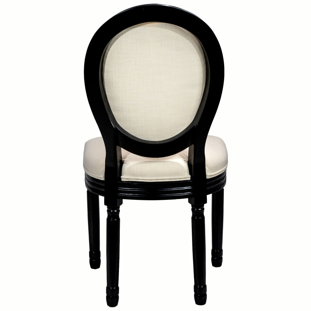 Upholstered & Round Back Dining Chairs (Set of 2)