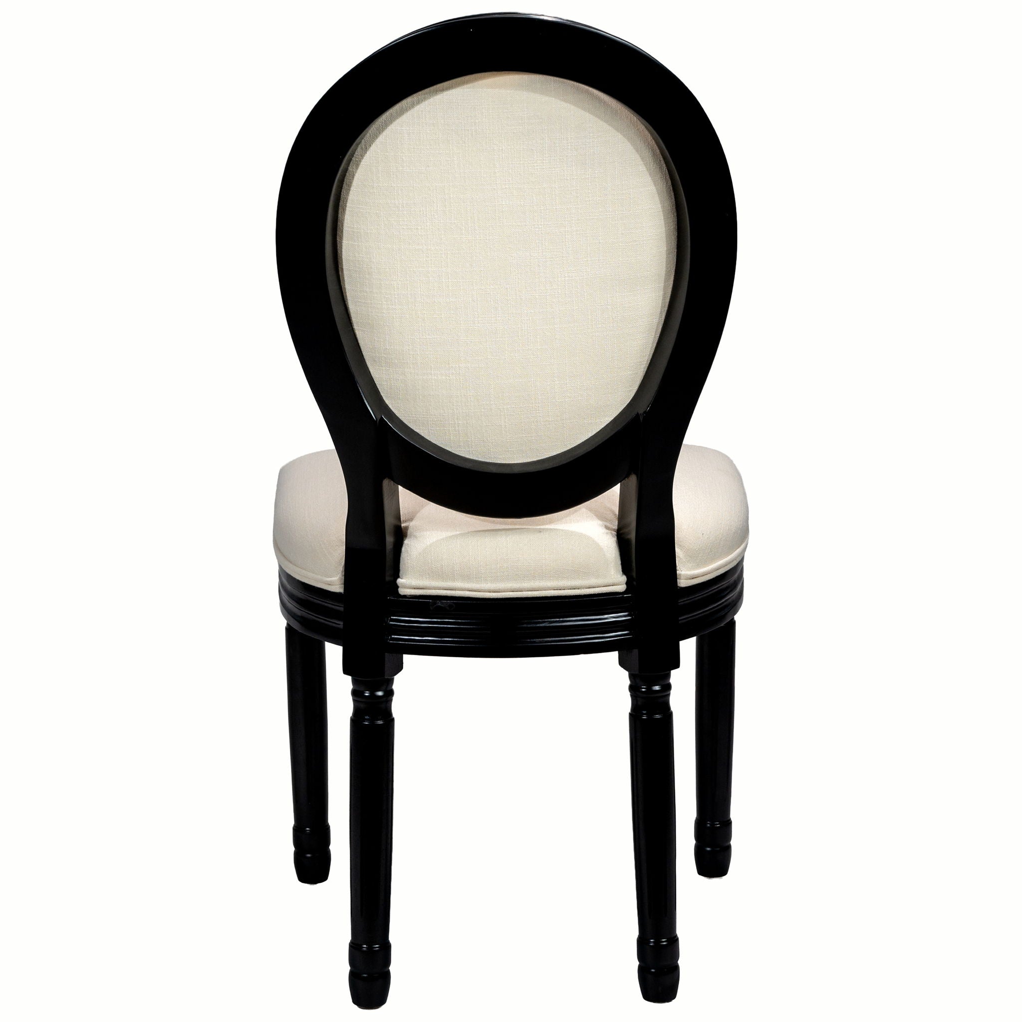 Upholstered & Round Back Dining Chairs (Set of 2)